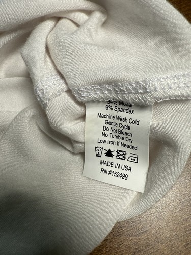 Amour Vert knackiges weißes Damenshirt Größe Small #minimalistisch - Bild 5 von 6
