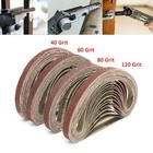 50pcs 330mm X 10mm Belt Power Finger File Sander Abrasive Sanding Belts AU FAST
