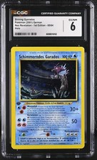 CGC 6 GERMAN Shining Gyarados Neo Revelation 1st Edition 65/64 Holo Pokemon Card