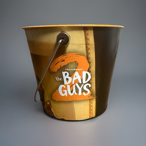 Cubo palomitas de metal edición limitada The Bad Guys 2. Cines Regal. - Imagen 1 de 5
