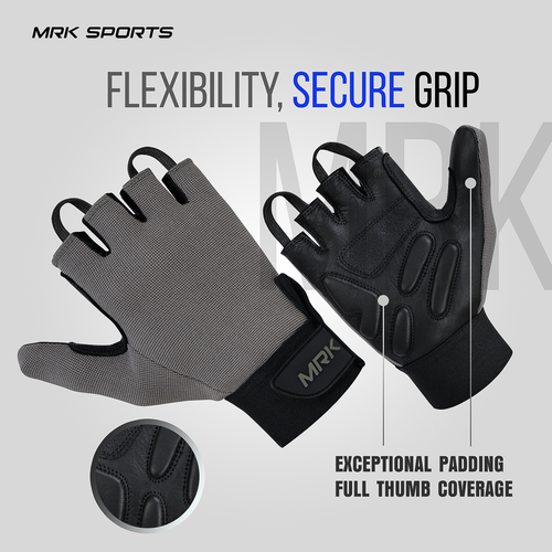 Wheelchair Gloves Mobility Disability Padded Palm Leather Full Thumb Cycle Glove - Picture 19 of 33