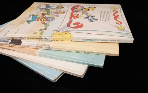 Menge 5 Sesamstraße Buchclub 1980er Hardcover Bücher Zirkus Reinigung reparieren - Bild 18 von 20