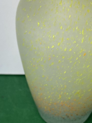 Atemberaubende Regenbogen Splatter Murano Glas Vase klein 15 cm - Bild 5 von 8