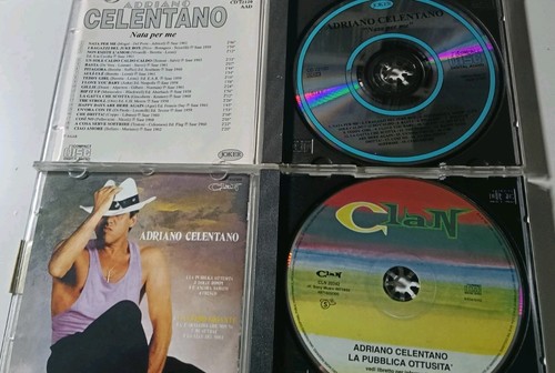 ADRIANO CELENTANO LOTTO 2 CD LA PUBBLICA OTTUSITA' NATA PER ME - Picture 3 of 3