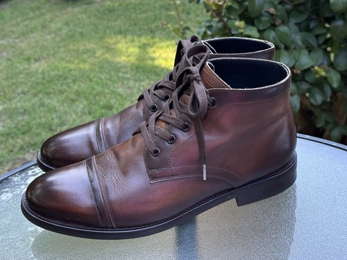 Thursday Everyday Boot Company CADET Men’s Size 9.5 Rich Mahogany Leather Boots - Imagen 7 de 17