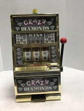 Crazy Diamonds Slot Machine Coin Bank Tested -