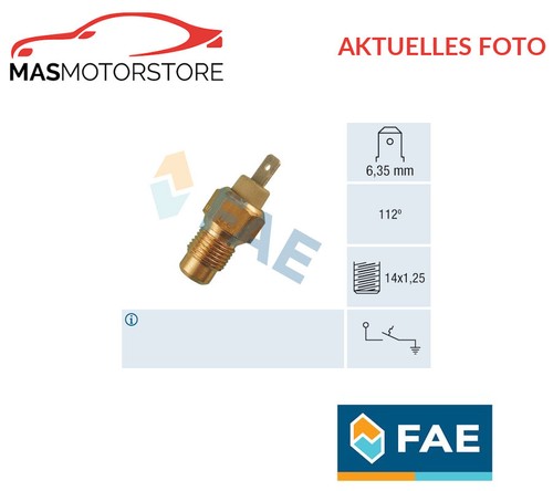 KÜHLMITTELTEMPERATURSENSOR FAE 35180 I FÜR CITROËN BX,AX,C15 - Picture 1 of 5
