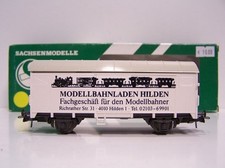 SACHSENMODELLE 18501 Werbewagen "Modellbahnstation Heiligenhaus/ Hilden" H0