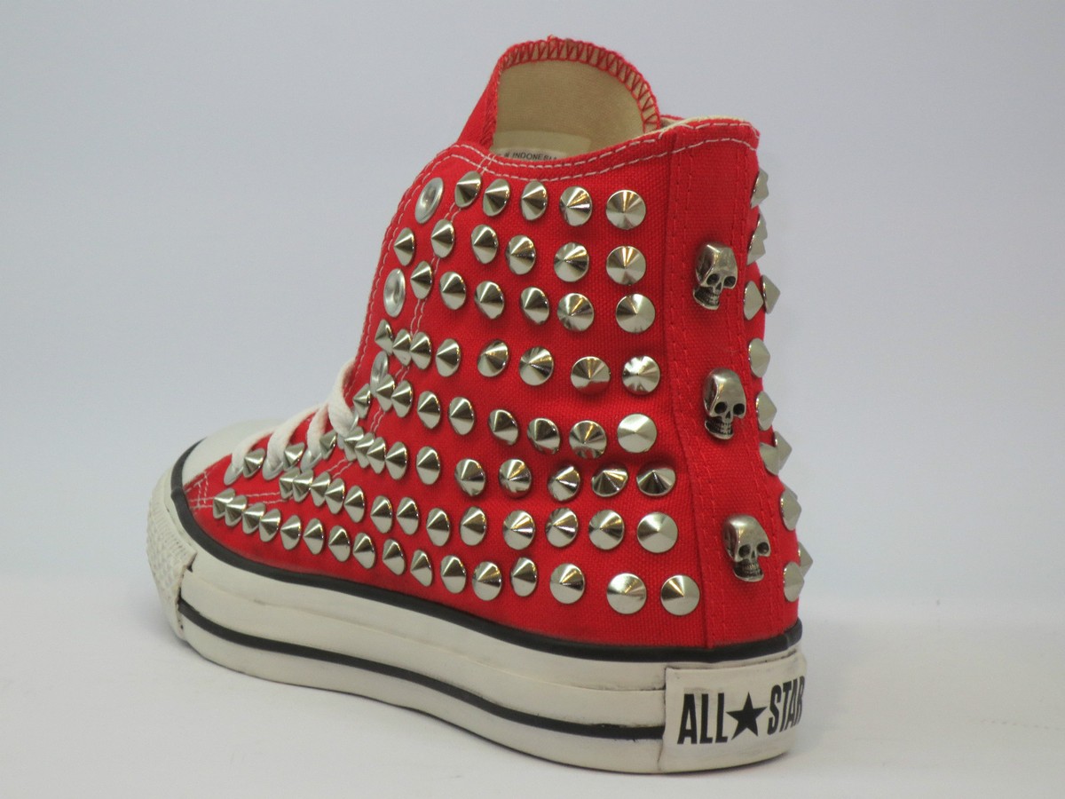 Studded 2024 baby converse