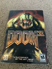 Doom 3 (PC, 2004) Activision 3 Cds