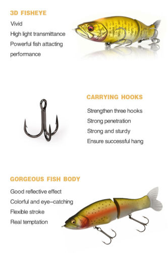 S-Waver 135mm Style Hard Body Jointed Slow Sinking Swimbait 28g - Choose Color - Picture 5 of 31