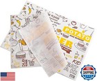 La Llareta 100 Sheets Deli Paper, 14 * 10 inch Sandwich Wrapping Paper, Food