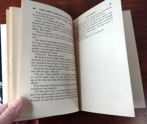 Vintage 1954 TOM SWIFT and His FLYING LAB Book #1 Victor Appleton HCDJ - Picture 7 of 7