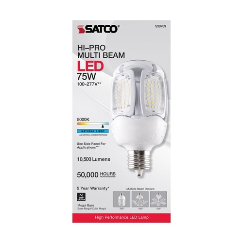 Satco S39769 - 75 Watt LED HID Replacement - 5000K - Type B Ballast Bypass - Picture 2 of 9