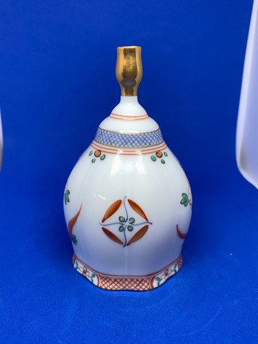 CAMPANA PINTADA A MANO PORCELANA SANGO CHINA DANBURY COMO NUEVA RARA VINTAGE - Imagen 4 de 12