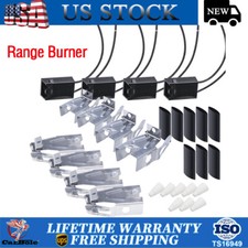 330031 4Pack Range Burner Receptacle Block Kit for Whirlpool Kenmore Stove USA
