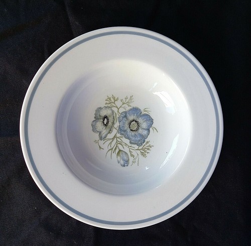 Plato de sopa con montura Susie Cooper GLEN MIST. 8 pulgadas. 20 cms. Sello trasero de firma. - Imagen 1 de 4