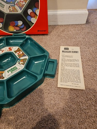 Michigan Rummy Game Pressman #5551 Vintage 1977 - Picture 4 of 4