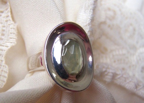 925 SS RLM..Robert Lee Morris Prehnite! Size 6 New & Gorgeous! - Picture 8 of 8