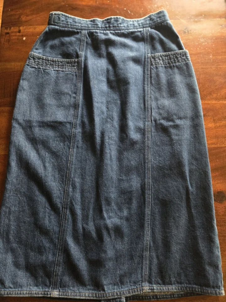 Falda vaquera vintage Sasson talla 8  Foto 2 de 4