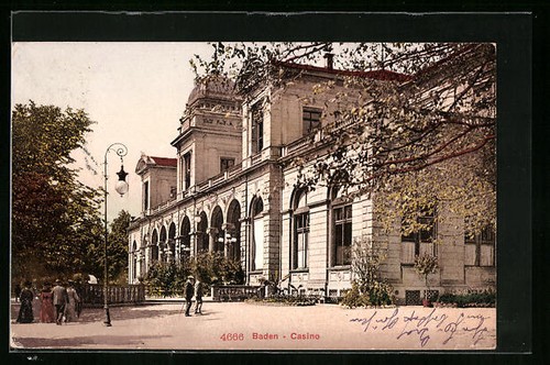 AK Baden, Casino 1912 - Bild 1 von 2