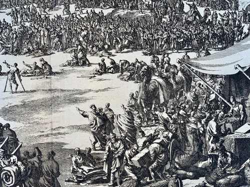 1708 Cristo sana a los enfermos, Joh. Luyken, Biblia, folio grande doble página 52,8 cm - Imagen 4 de 10