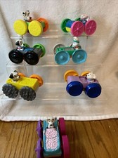 Lot of 7 Vintage 101 Dalmatians Flip Cars McDonalds Disney Happy Meal Toys. A2