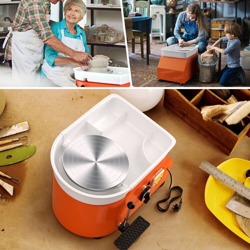 350W 25CM Brushless Electric Pottery Wheel Ceramic Machine Potter Art Clay 11PCS - Picture 11 of 14