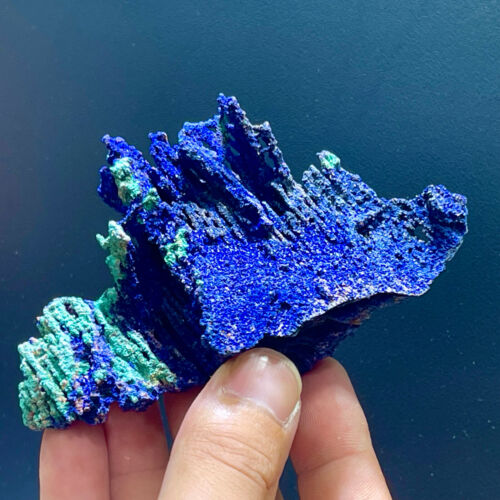 130G BEST NATURAL Azurite/Malachite crystal slice minerals specimens - Picture 10 of 18