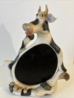 Cow figurine With Chalkboard Belly