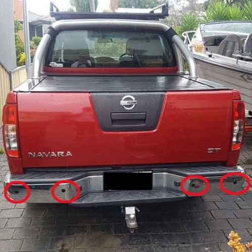 Rubber Reverse Parking Sensors Suit Steel Rear Bumper - Picture 6 of 6