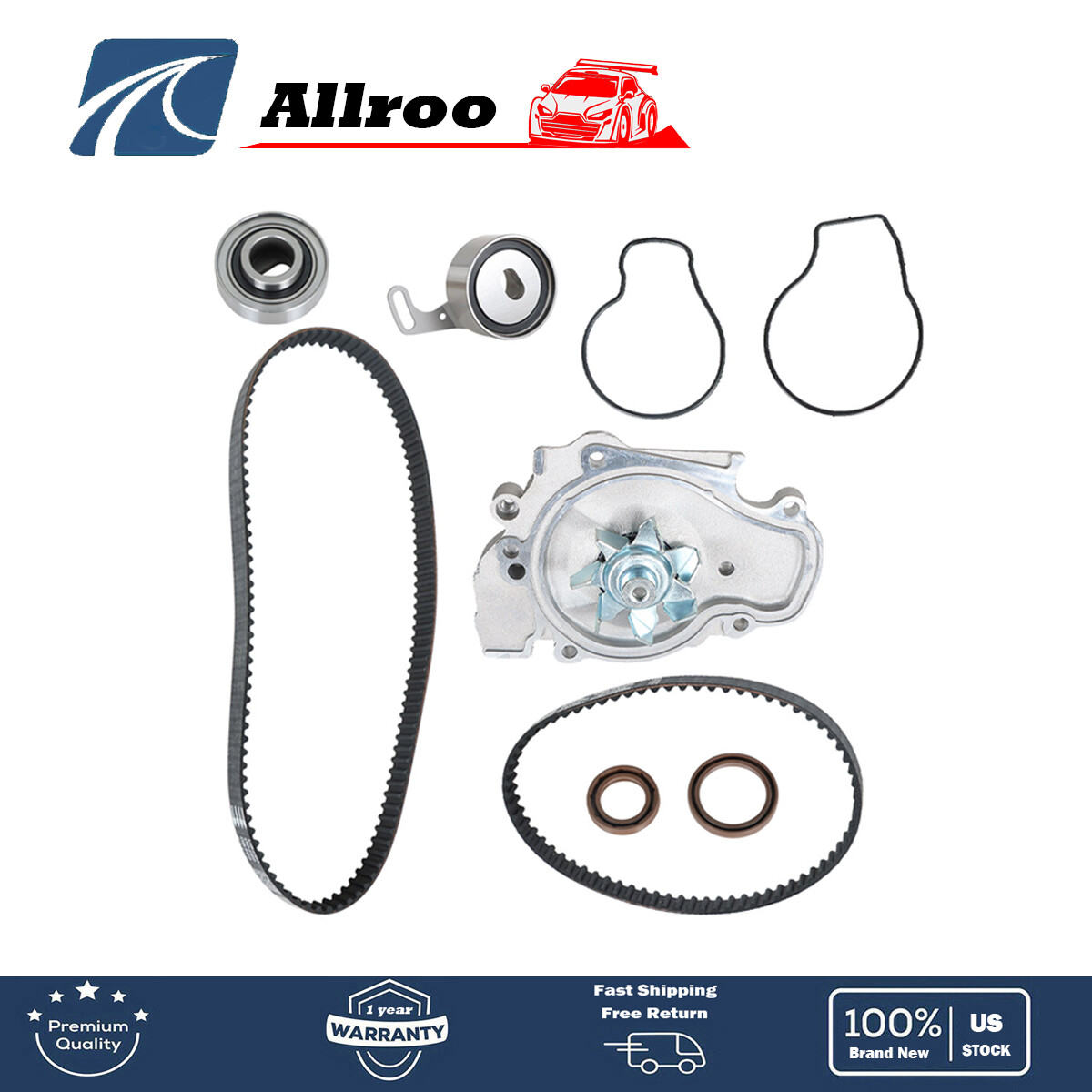 Mizumo Auto Timing Belt Kit With Water Pump – Compatible With 90-97 Honda Accord & Prelude 2.2L SOHC F22A/F22B - View #6