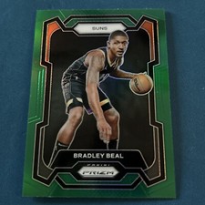 2023-24 Panini Prizm Bradley Beal Green Prizm #64 Phoenix Suns