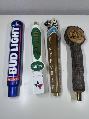 TEXAS BEER TAP HANDLE PINTHOUSE ELECTRIC JELLYFISH HEFEWEIZEN ALTSTADT BUD LIGHT - Picture 2 of 11
