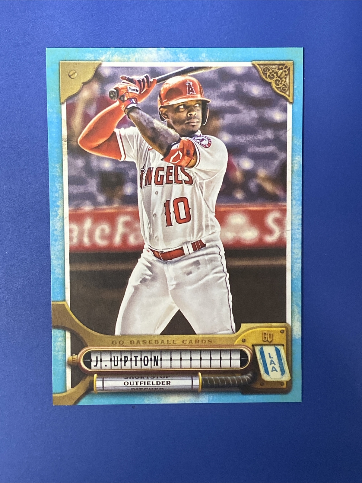 2022 Topps Gypsy Queen - Blue #77 Justin Upton /150