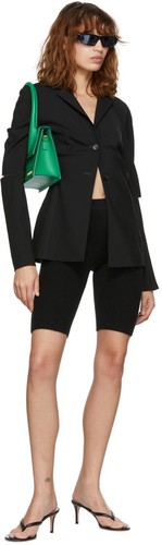 JACQUEMUS Melo Cutout Stretch-Wool Black Blazer, Size 40 FR, 8 US, 12 UK, NWT - Picture 5 of 17
