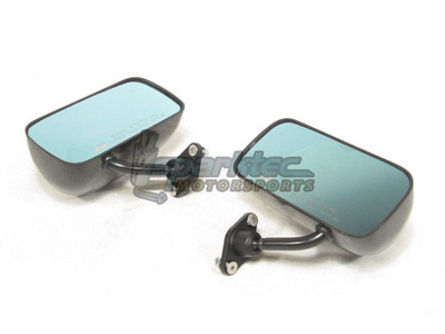 APR Performance Formula GT3 Carbon Fiber Side Mirrors w/ Blue Tint Universal NEW