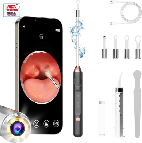 Tonsil Stone Remover with Camera,Tonsil Stone Removal Tool with LED Light,Tonsil - Picture 9 of 12