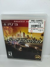 Need For Speed Undercover Greatest Hits (Sony PlayStation 3) PS3 Case & Disc