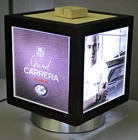 TAG Heuer Original Vintage Display Case Luminous & Rotating Display with 4 Photos