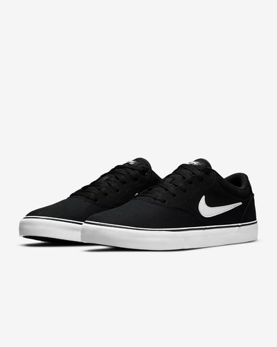 Nike SB Chron 2 Canvas Skateboarding Shoes DM3494 001 Sneaker Black Mens 10.5