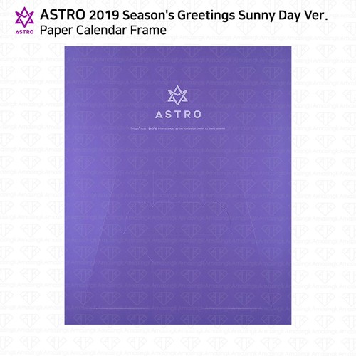 ASTRO 2019 Season's Greetings Sunny Day Ver Paper Calendar Frame KPOP Eunwoo - Picture 29 of 29