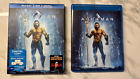 Aquaman (Dc) (Blu-ray, 2018) Blu Ray + Dvd w/Slipcover