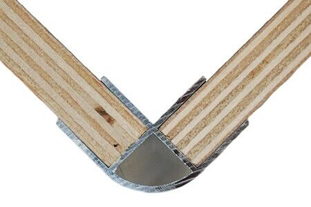 Camper Motorhome Aluminium Corner Trim Profile 15mm Furniture Boards 400-1200 - Picture 23 of 53