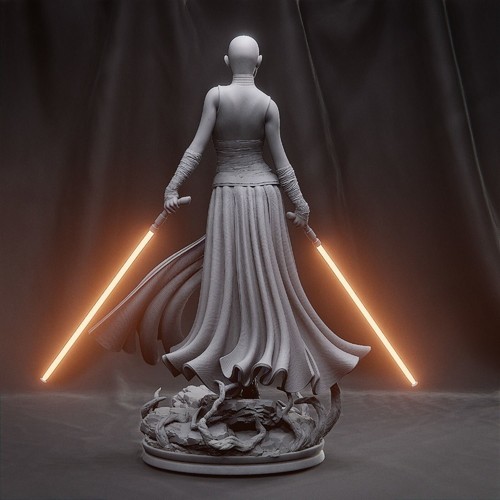 AsajjVentrss (Star W. Fan Art) / Skulptur komplett bemalt (Made on order) reif - Bild 8 von 21