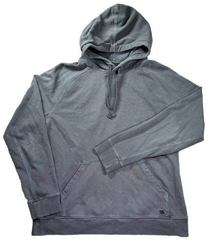 VRST Hoodie Mens Large Gray Thick Terry Skate Retro Grunge 90s Boxy Beach Cozy - Picture 1 of 13