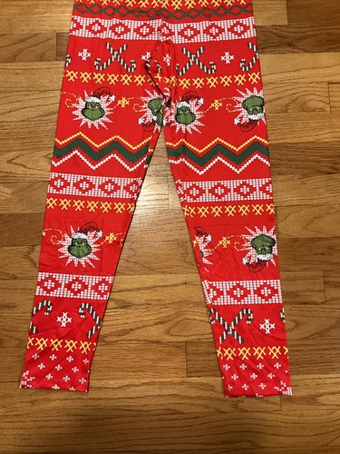Dr. Seuss The Grinch Youth Girl's Size Medium (M) Pajama Sleepwear Pants NWT - Picture 11 of 14