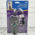 HOLIDAY TIME Photocell Digital Timer For Holiday Lights/Other Security Needs NIP