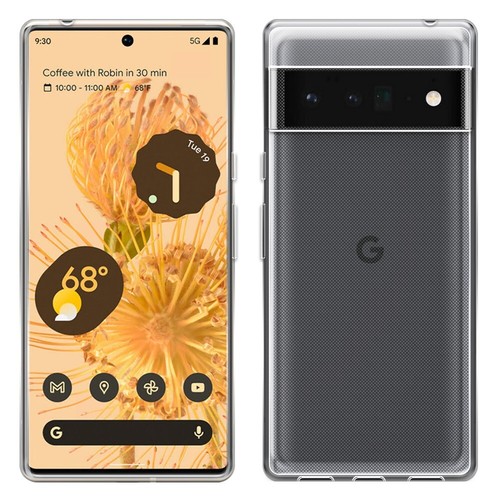 High Grade Slim Soft TPU Protection Back Cover Case fit Google Pixel 6 Pro Phone - 第 1/1 張圖片