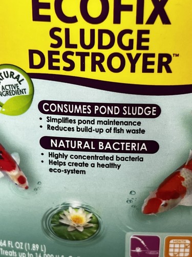API Pond Care EcoFix Sludge Destroyer 1 /2 Gallon  64oz Cleaner NEW Safe 4 Pets - Picture 5 of 12